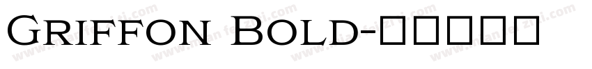 Griffon Bold字体转换